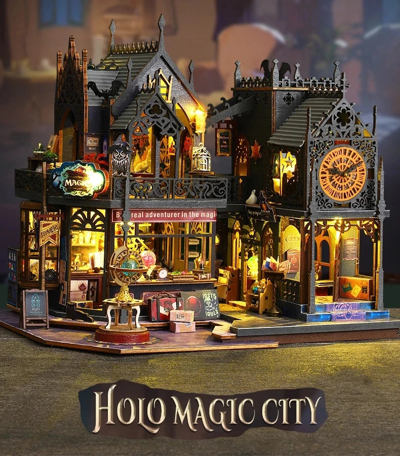 Holo Magic City: DIY Magic Wooden House - RileyOutlet.com