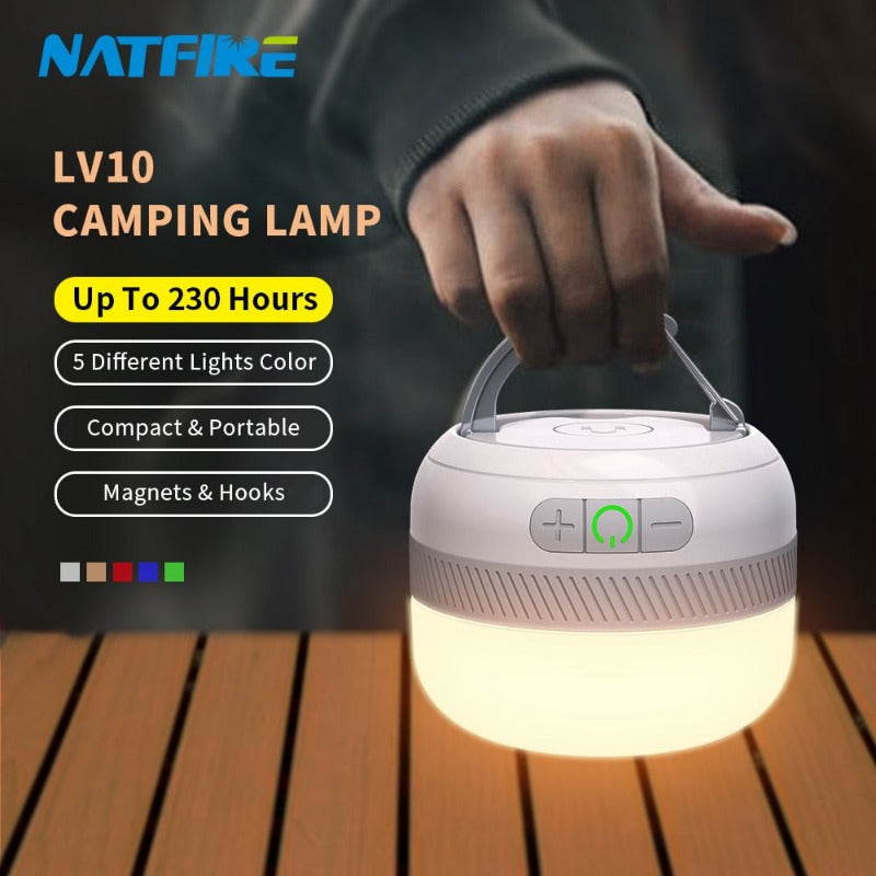 LuminEase Adventure - The Ultimate Portable Outdoor LED Camping Lantern - RileyOutlet.com