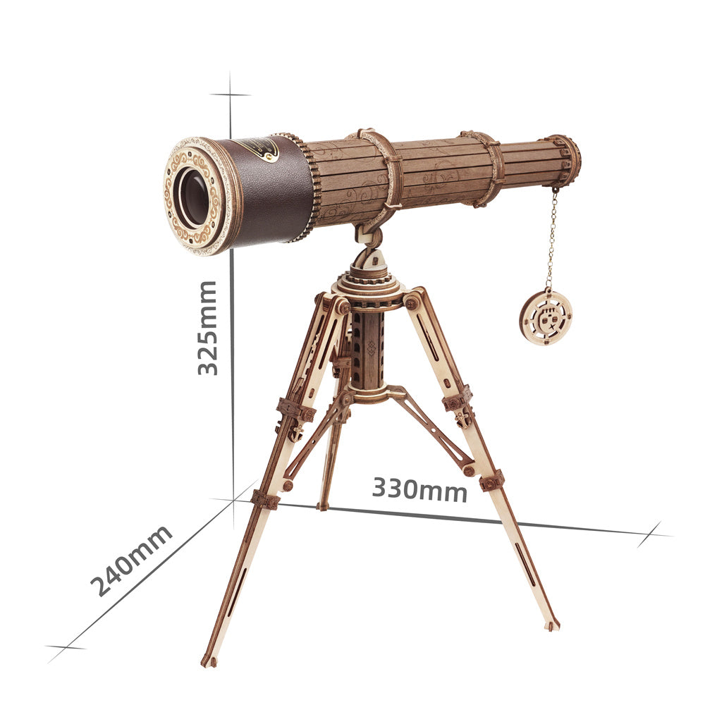 DIY 3D Wooden Monocular Telescope Puzzle (314pcs) - RileyOutlet.com