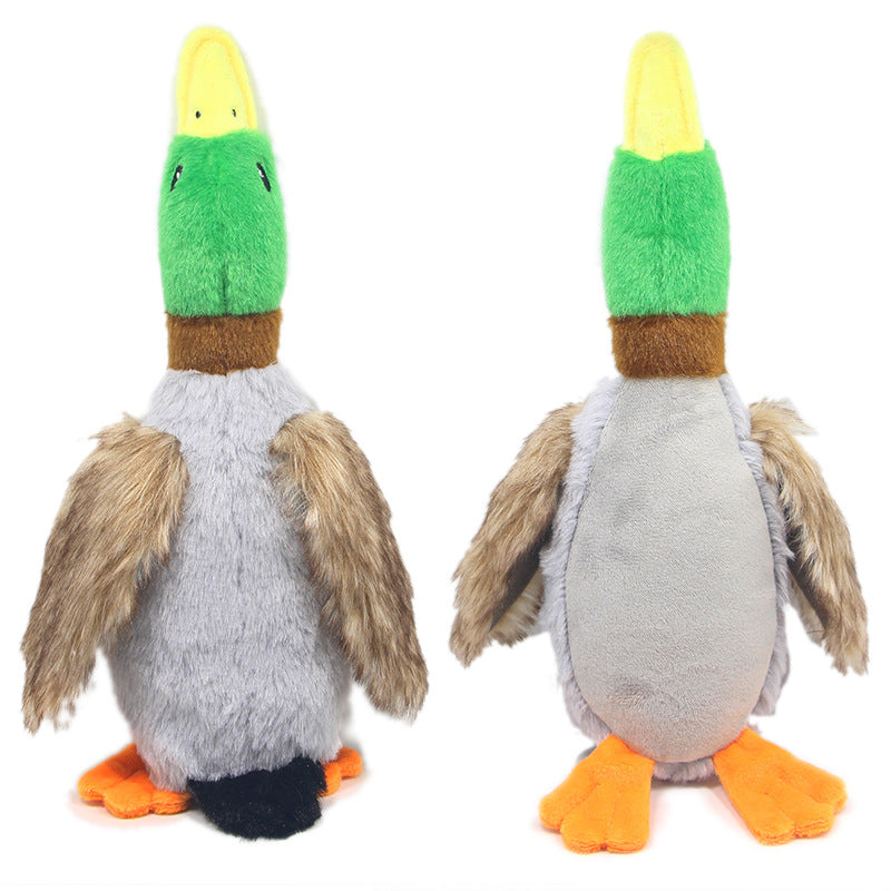 Bubbles (The Duck) - Stuffed Squeaky Dog Toy - RileyOutlet.com