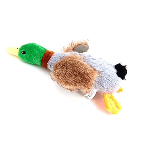 Bubbles (The Duck) - Stuffed Squeaky Dog Toy - RileyOutlet.com