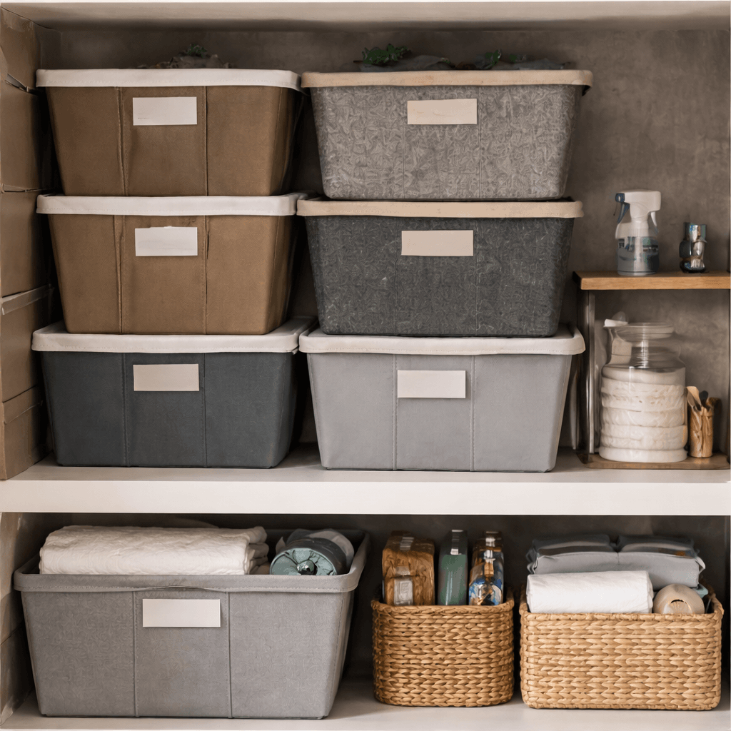 space saving and organization showcasing an organized closet