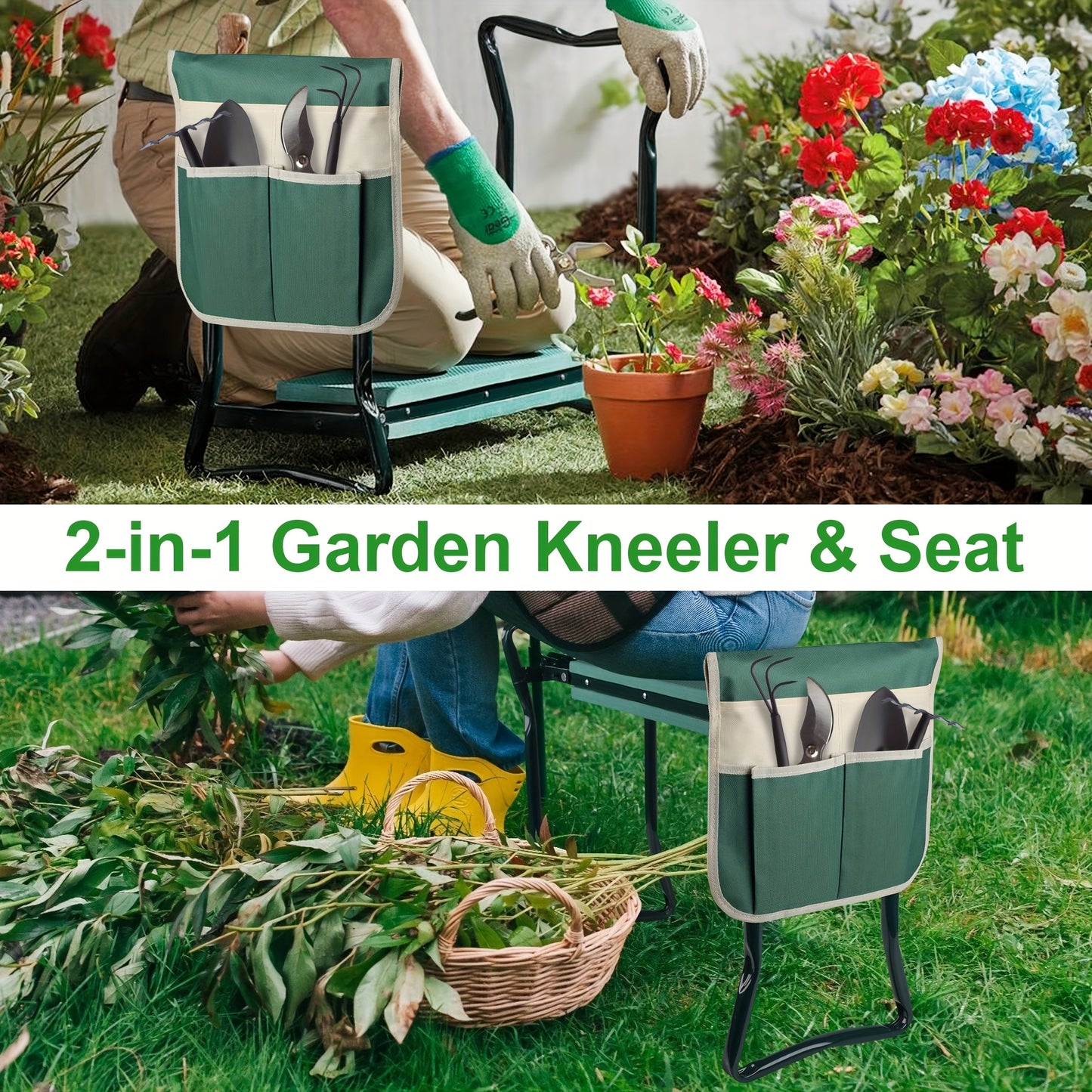 Garden Kneeler & Seat: The Garden Helper