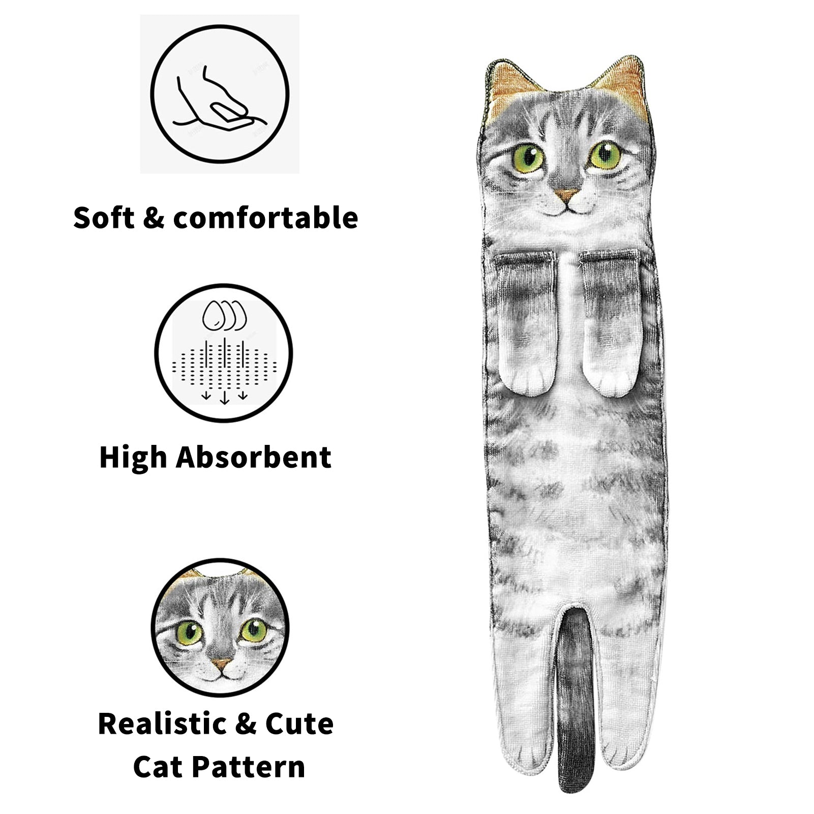 Purrfect Paws Towel - RileyOutlet.com