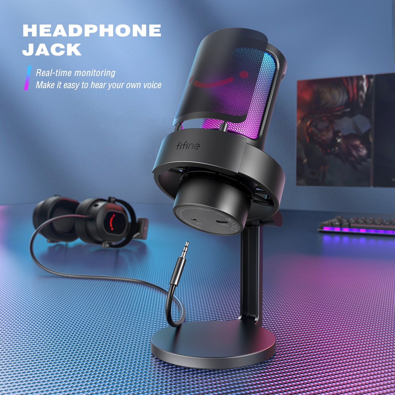 FIFINE LuxeStream Mic - RileyOutlet.com