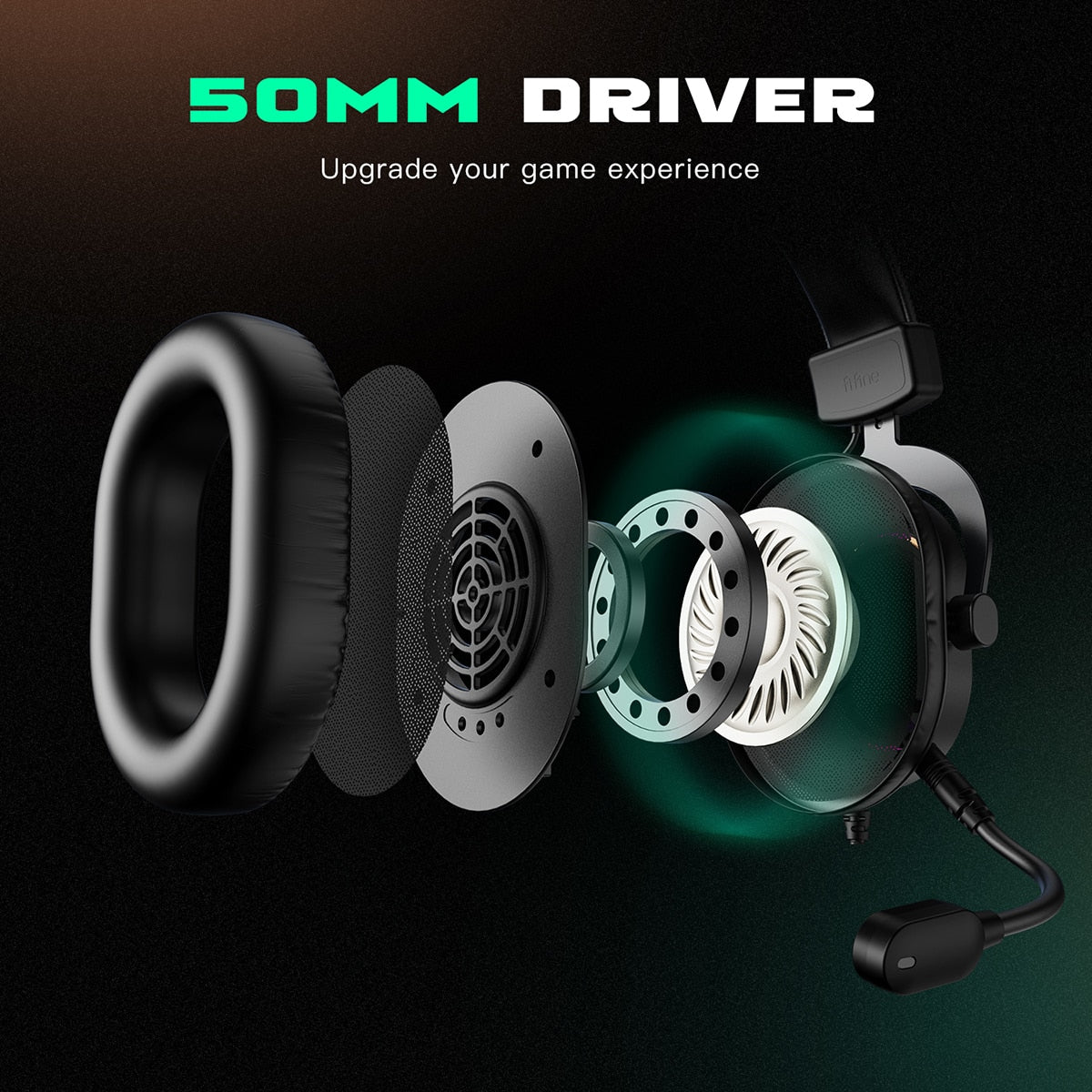 FIFINE RGB Gaming Headset - RileyOutlet.com