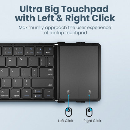 FlexiKey Portable Mini Folding Keyboard - RileyOutlet.com