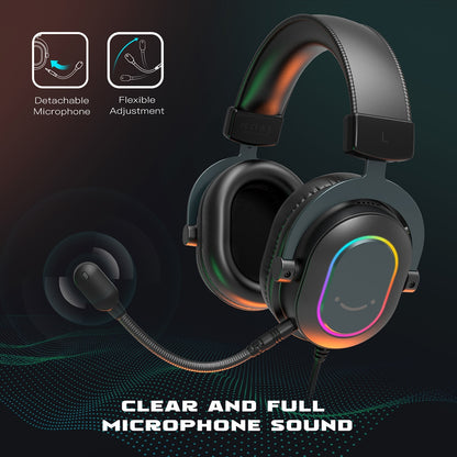 FIFINE RGB Gaming Headset - RileyOutlet.com