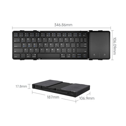 FlexiKey Portable Mini Folding Keyboard - RileyOutlet.com