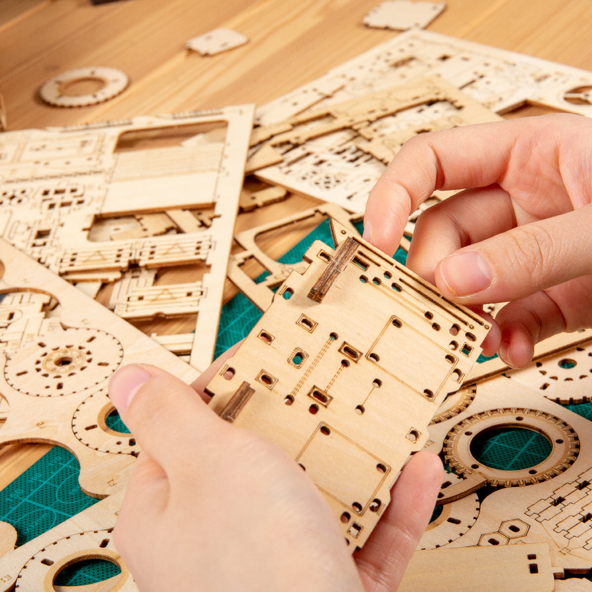 DIY 3D Ferris Wheel Wooden Puzzle - RileyOutlet.com