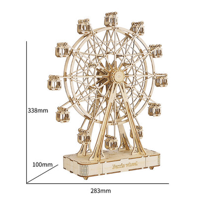 DIY 3D Ferris Wheel Wooden Puzzle - RileyOutlet.com