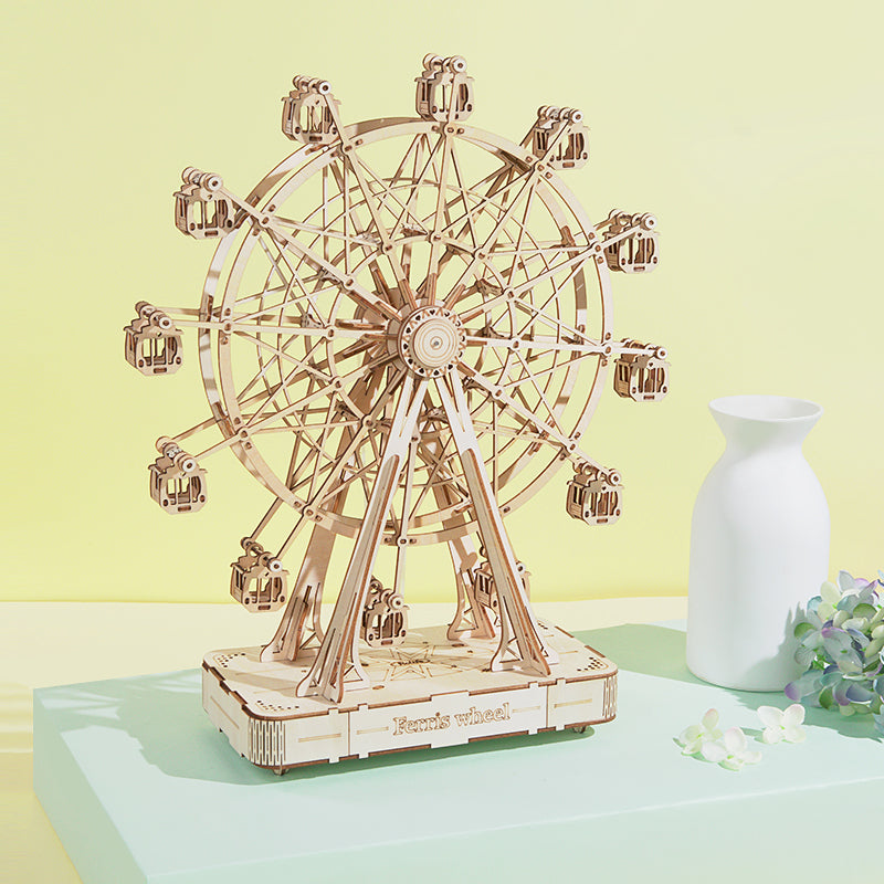 DIY 3D Ferris Wheel Wooden Puzzle - RileyOutlet.com