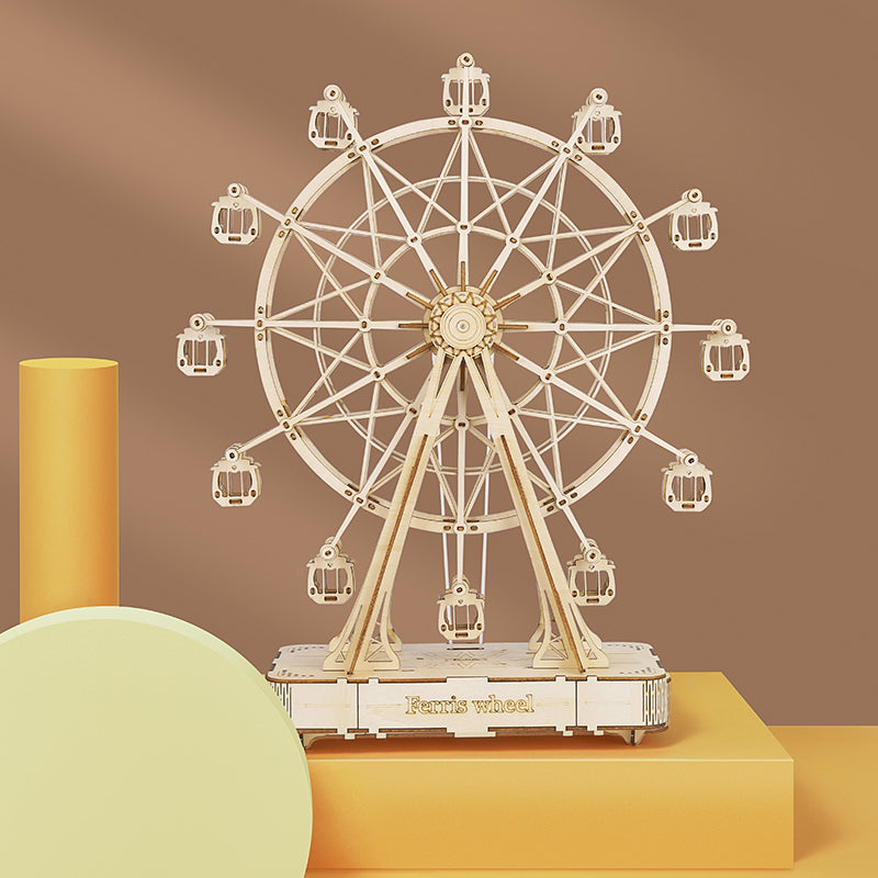 DIY 3D Ferris Wheel Wooden Puzzle - RileyOutlet.com