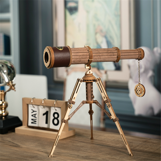DIY 3D Wooden Monocular Telescope Puzzle (314pcs) - RileyOutlet.com