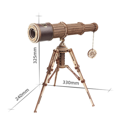 DIY 3D Wooden Monocular Telescope Puzzle (314pcs) - RileyOutlet.com