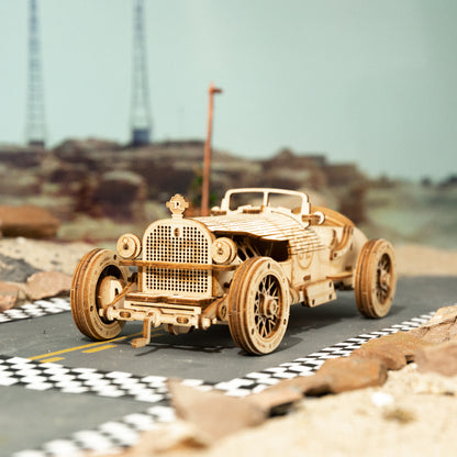 DIY 3D Grand Prix Car Wooden Puzzle - RileyOutlet.com