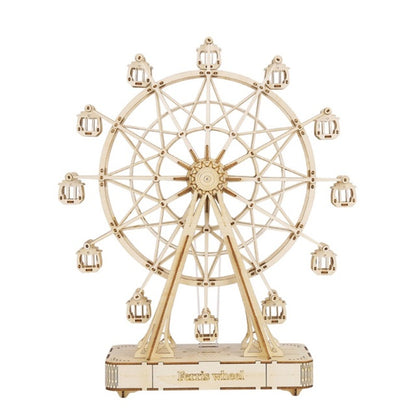 DIY 3D Ferris Wheel Wooden Puzzle - RileyOutlet.com