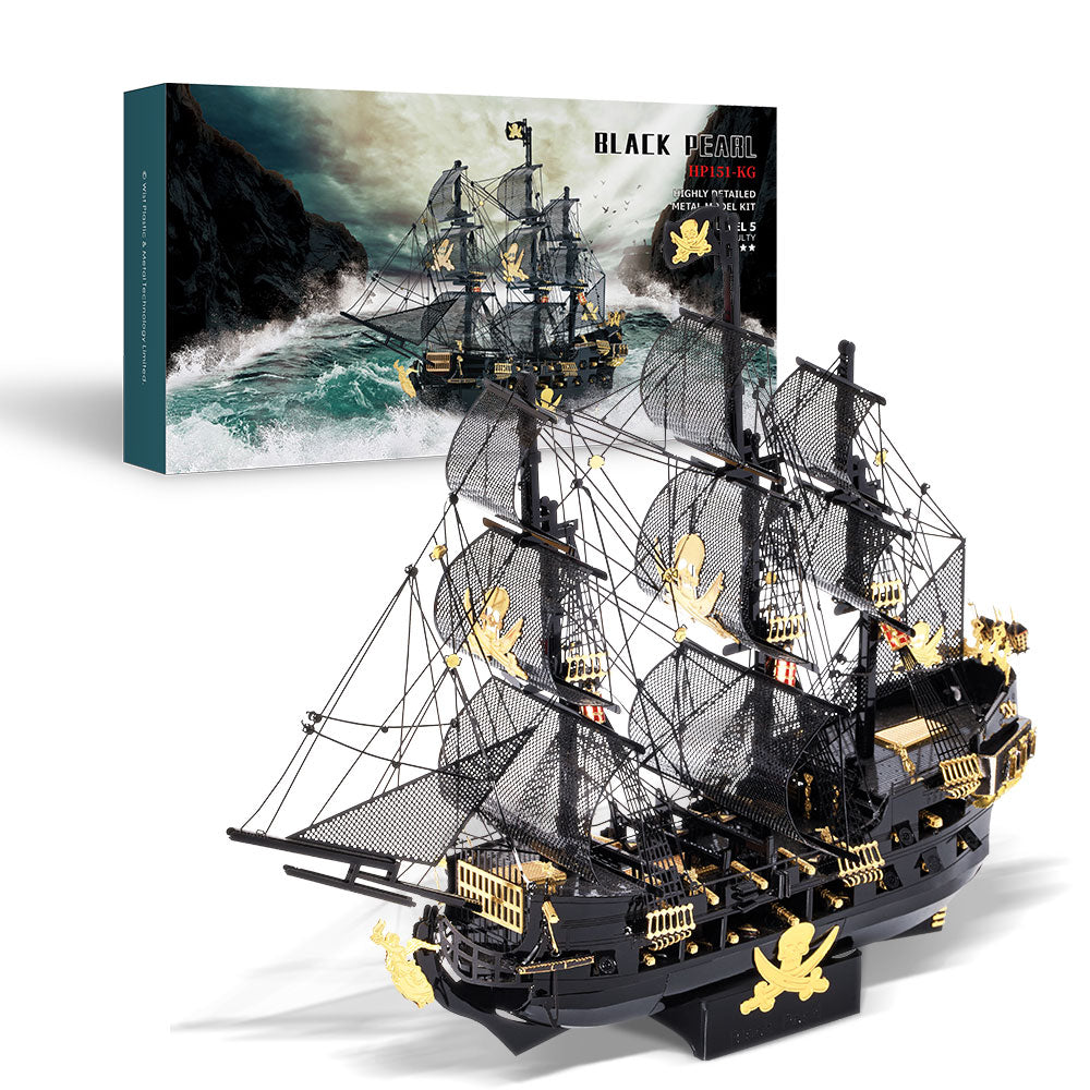 3D The Black Pearl DIY Metal Puzzle - RileyOutlet.com