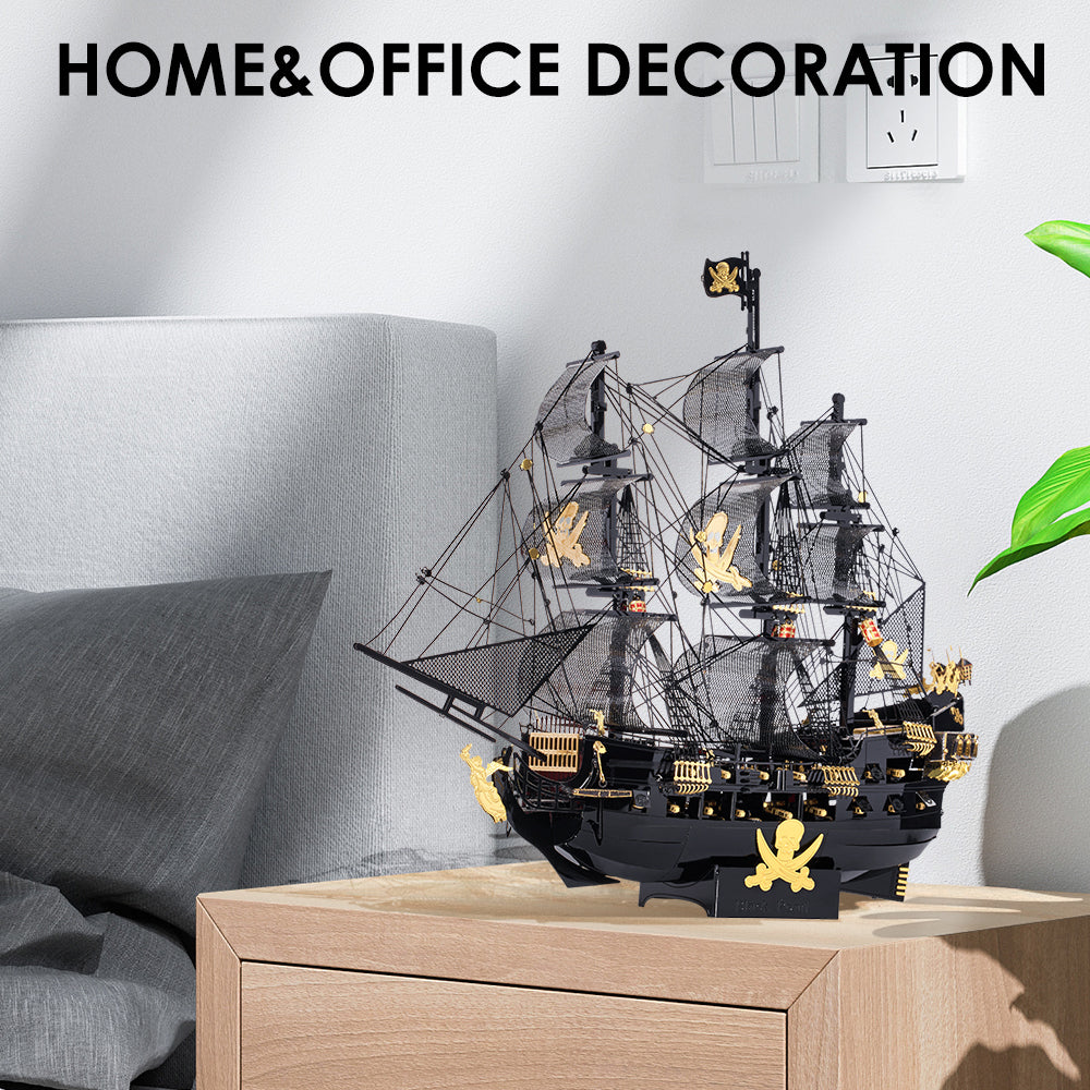 3D The Black Pearl DIY Metal Puzzle - RileyOutlet.com